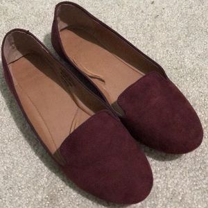 Maroon loafers from H&M
